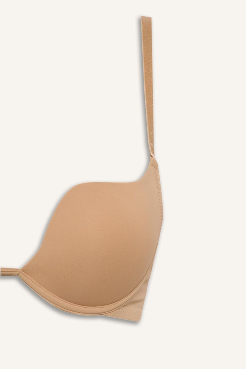 Женщины Бежевый Fall in Love с чашечками с пуш-апом наполовину С косточками бюстгальтер