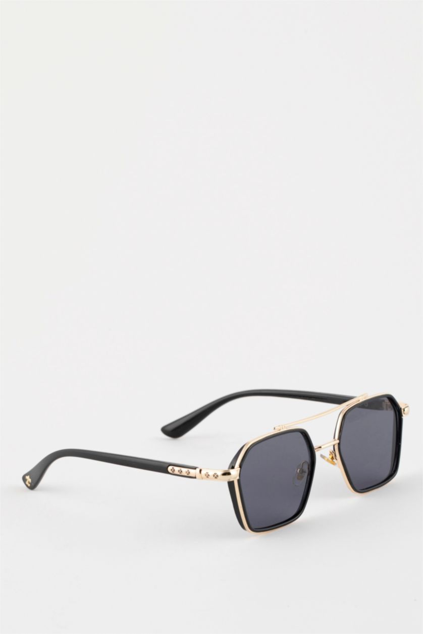 Erkek Siyah Erkek Kare Güneş Gözlüğü