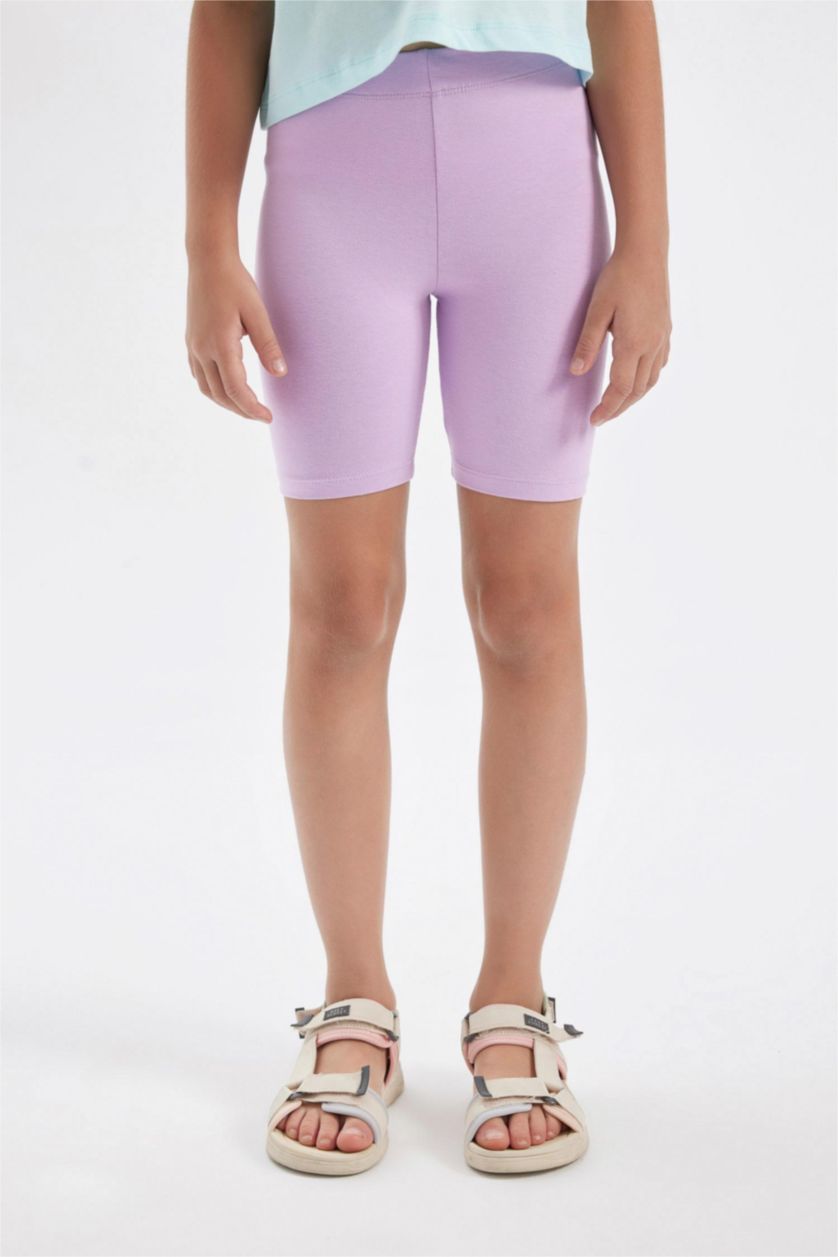 GIRLS & TEENS Lilac Girl Biker Leggings