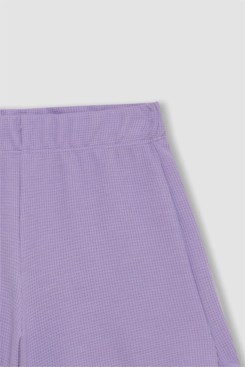 GIRLS & TEENS Lilac Girl Waffle Shorts