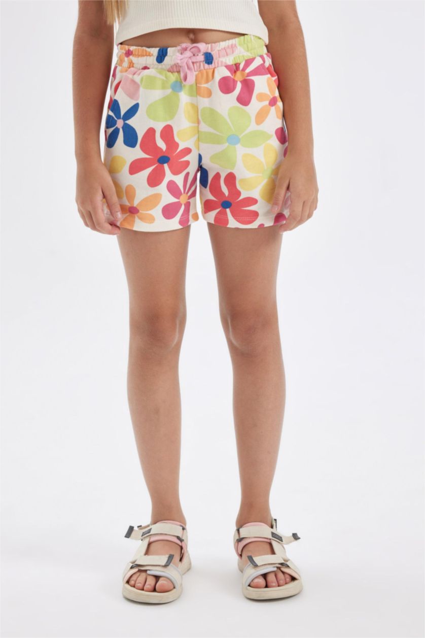 FILLES Écru Short imprimé pour Fille