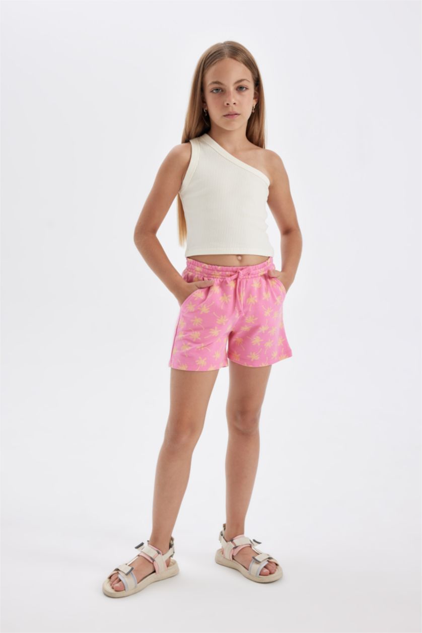 GIRLS & TEENS Pink Girl Patterned Shorts