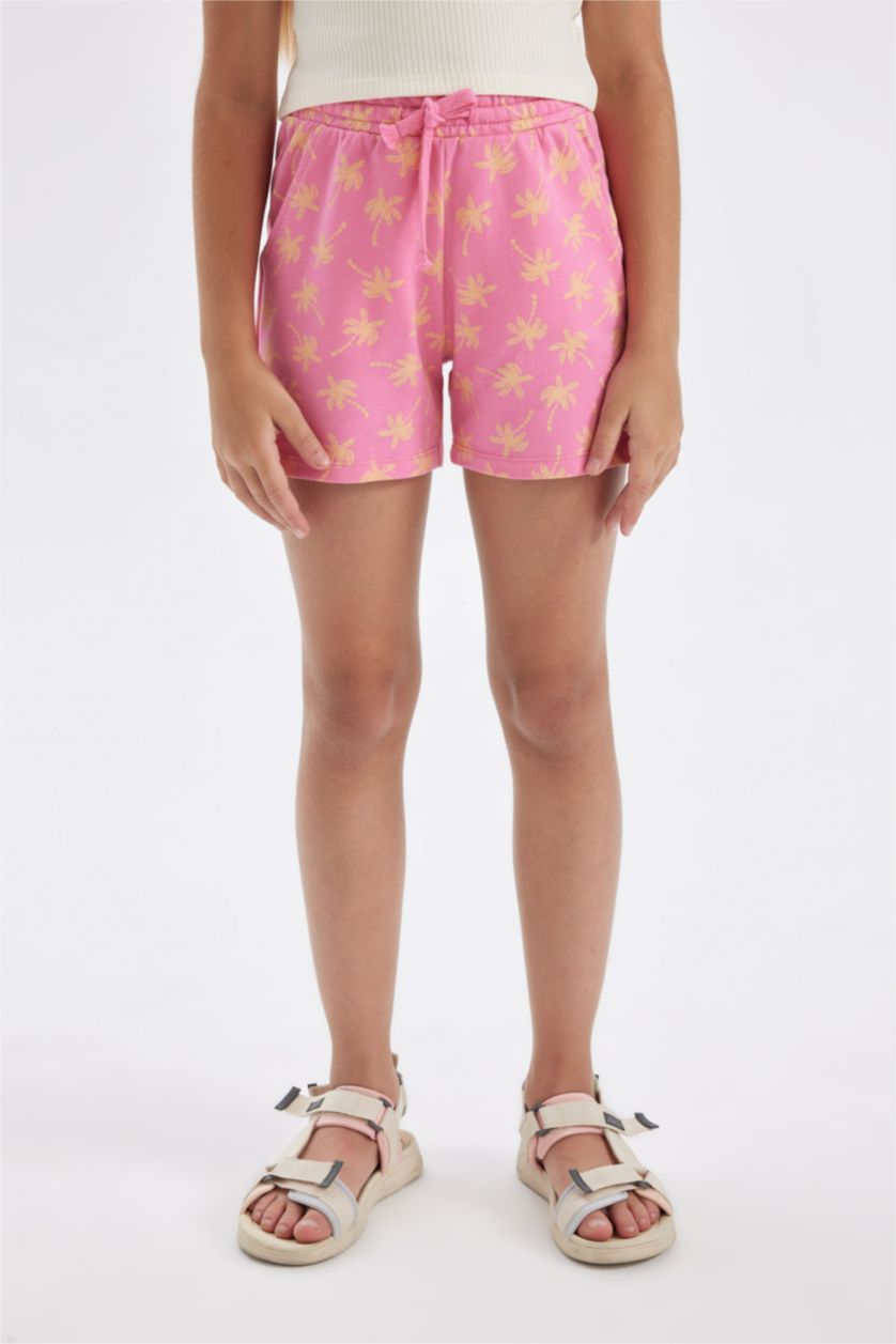 GIRLS & TEENS Pink Girl Patterned Shorts