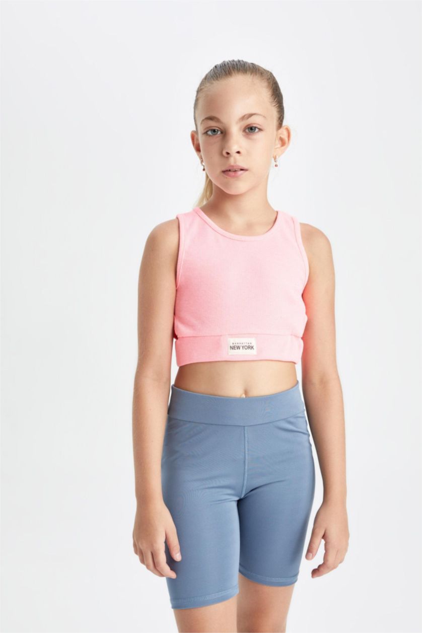 Девочки и подростки Голубрй Велосипедки для девочек