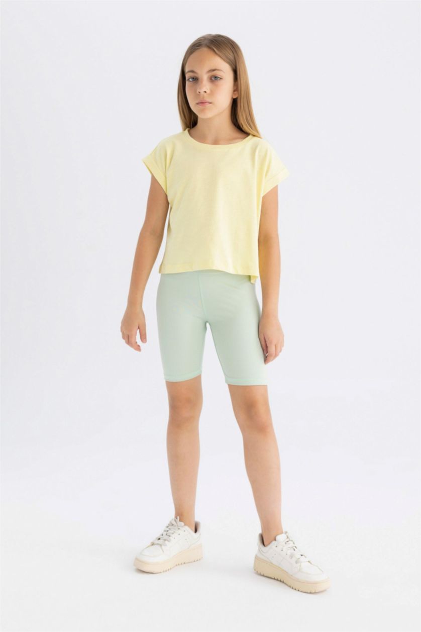 Girls & Teens Mint Girl Biker Biker Leggings