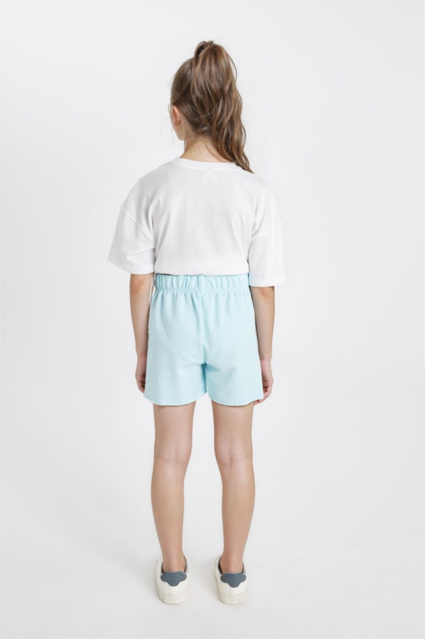 بناتي أكوا شورت بناتي خفيف