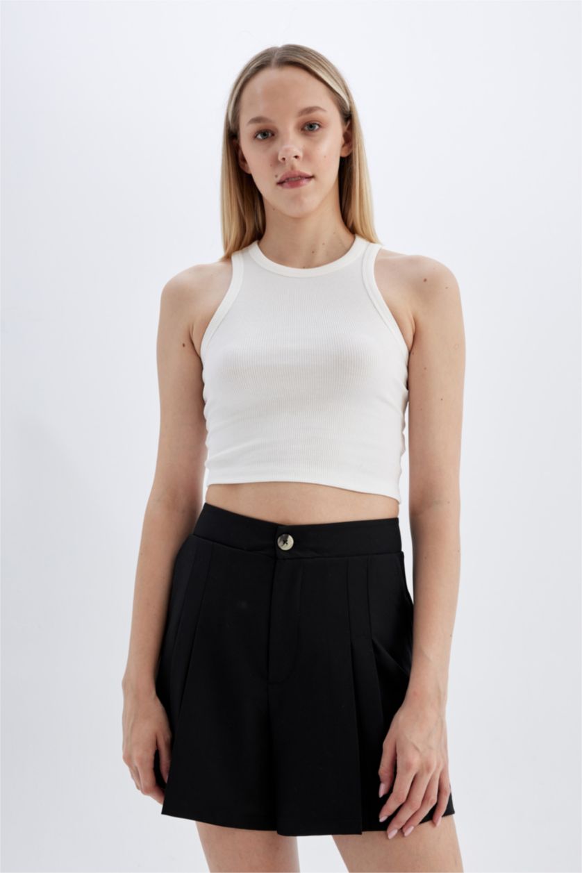 WOMAN Black Regular Fit