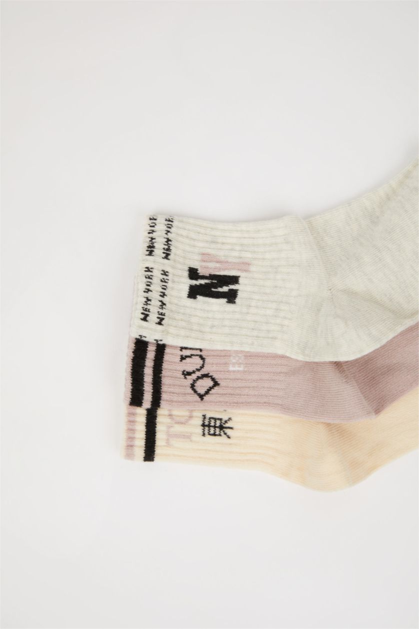 FEMME Karma 3 piece Cotton Short Socks