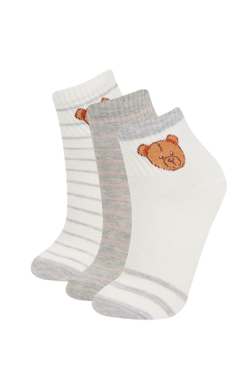 WOMAN MIXED Woman Animal 3 piece Short Socks