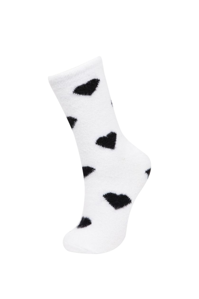 Kadın Karma Kadın Kaydırmaz Taban 2'li Kışlık Çorap