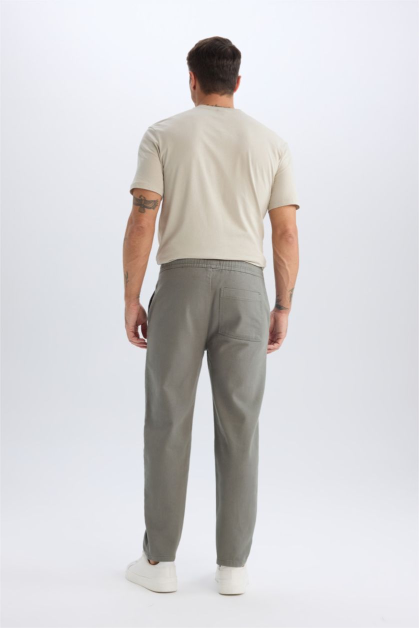 رجال كاكي بنطرون قطن قصة عادية