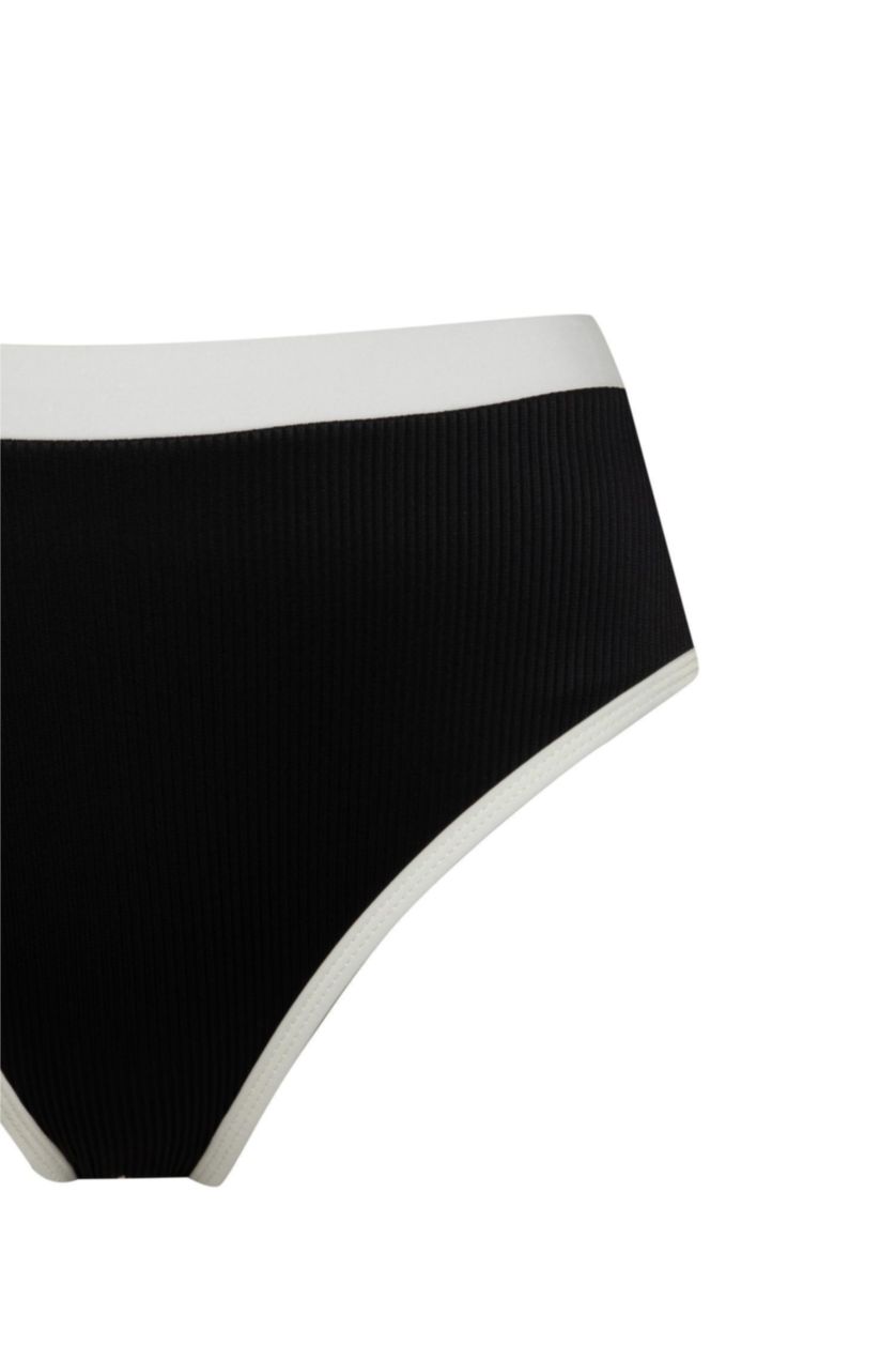 Kadın Siyah Regular Fit Sörf Bikini Altı-Fall in Love