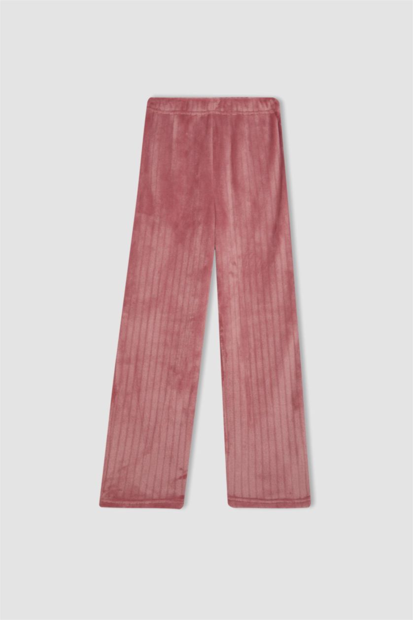 GIRLS & TEENS Rose Girl Fleece Long Sleeve 2 Piece Pajama Set