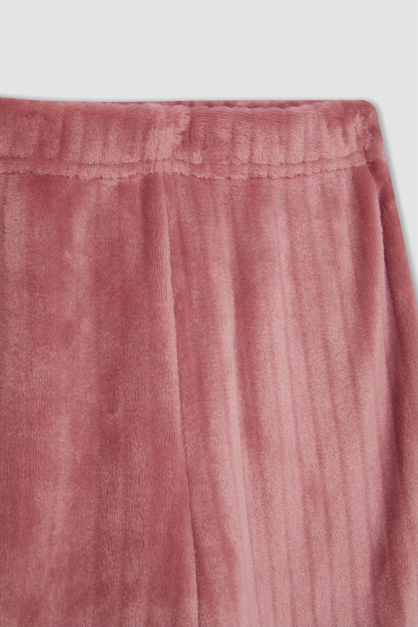 GIRLS & TEENS Rose Girl Fleece Long Sleeve 2 Piece Pajama Set