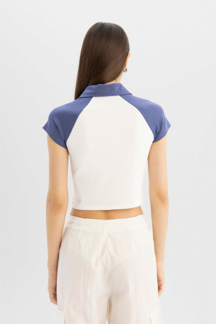 Әйелдерге Күлгін түс Coool минималл слоган модаль Қысқа жеңді футболка