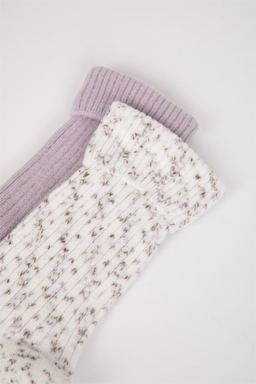 Kadın Karma Kadın 2'li Kışlık Bot Çorabı