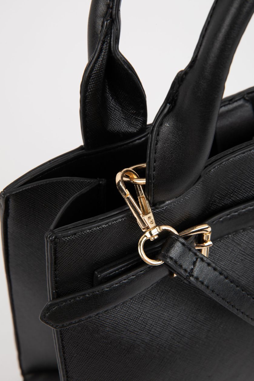 Kadın Siyah Kadın Suni Deri Omuz Çantası