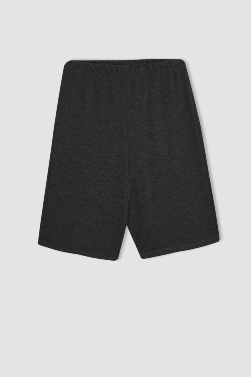 Erkek Çocuk - Genç Erkek Açık Mint Erkek Çocuk Pijama Takım Baskılı Kısa Kollu Beli Lastikli Şort Alt