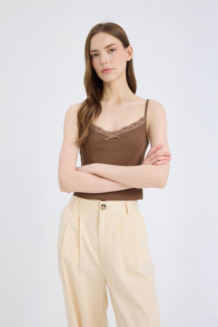 Әйелдерге Қоңыр Әйелдерге ұзын бұлшықет пішімі v жаға Ішкөйлек