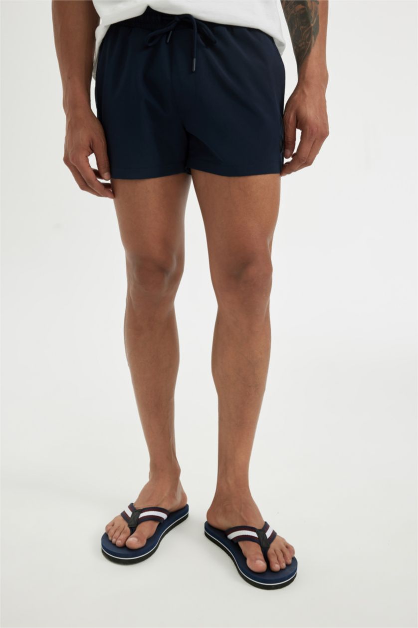 Мужчины Синий Сланцы на плоской подошве для мужчин