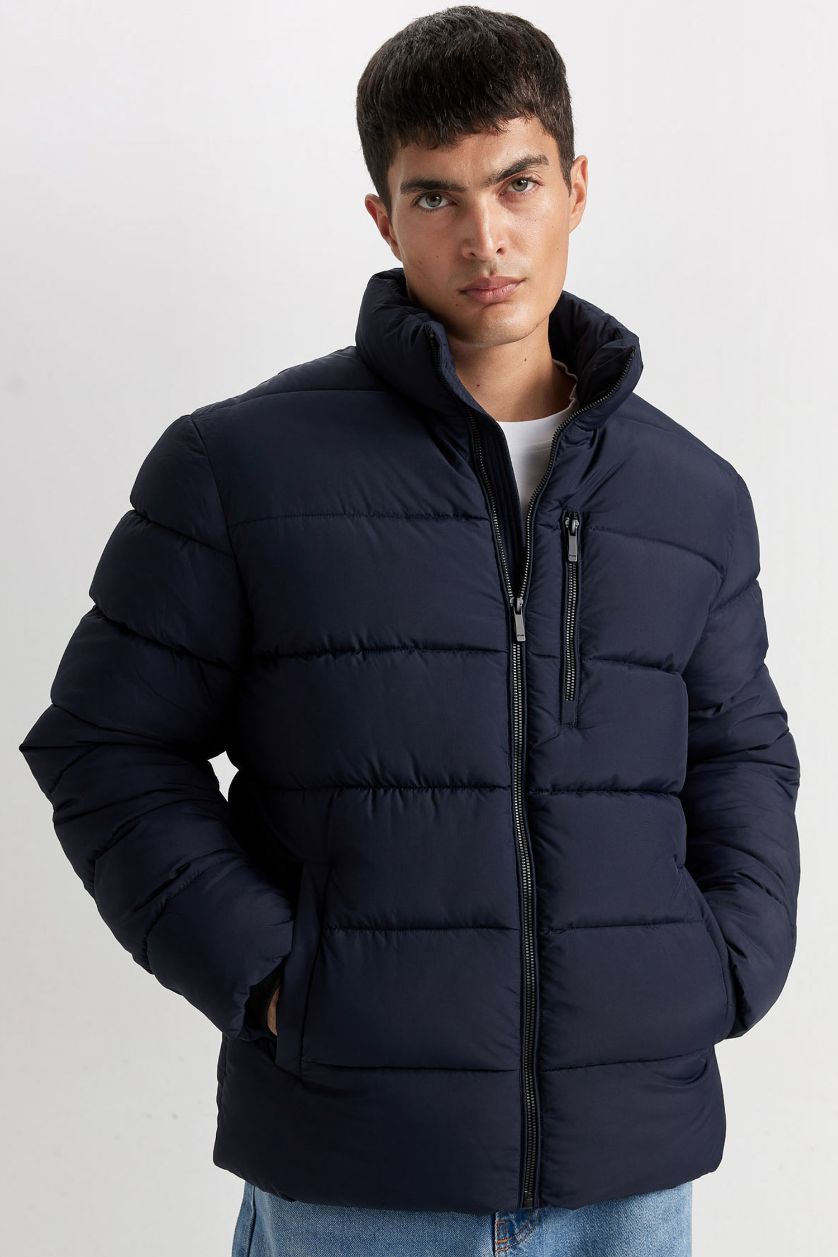 Ерлер әскери-теңіз тік жаға Пальто