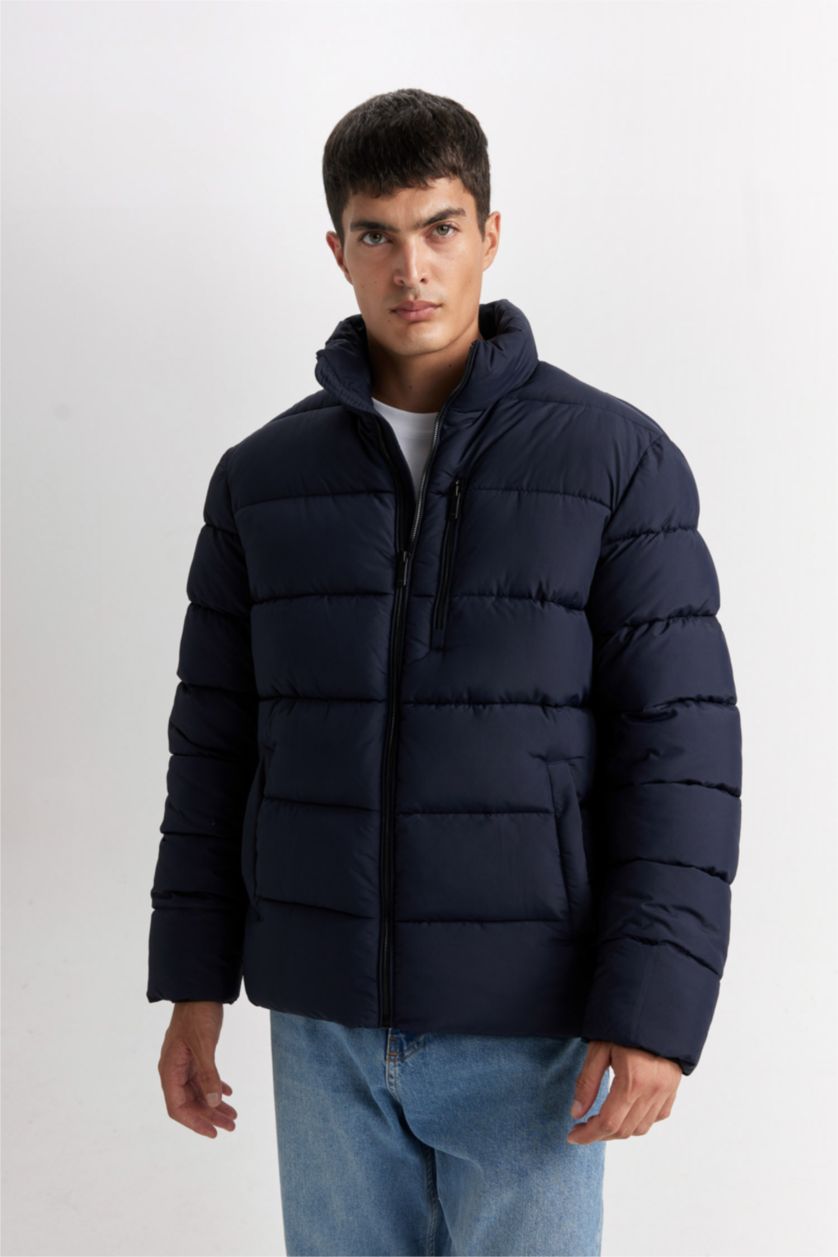 Ерлер әскери-теңіз тік жаға Пальто