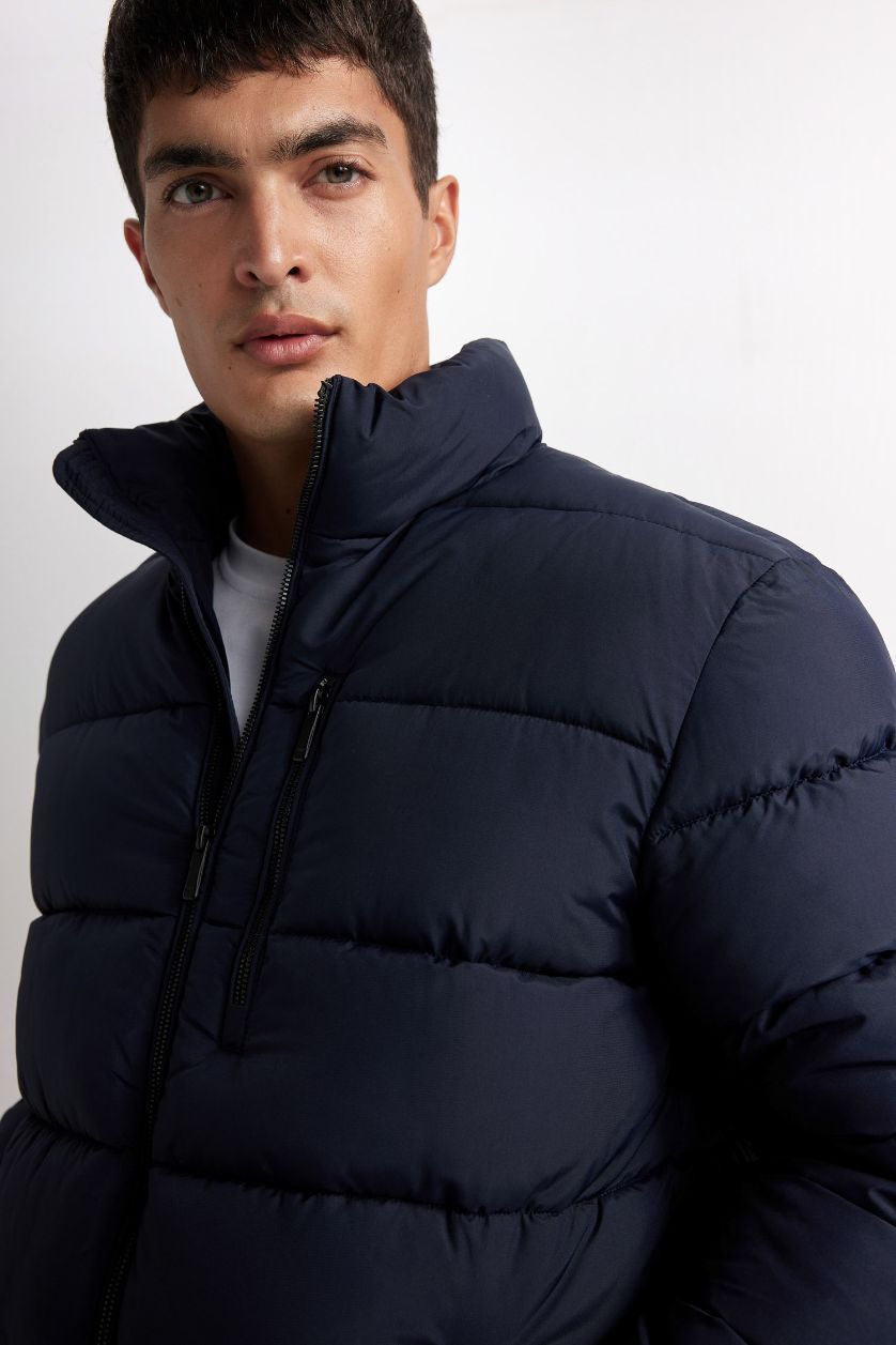 Ерлер әскери-теңіз тік жаға Пальто