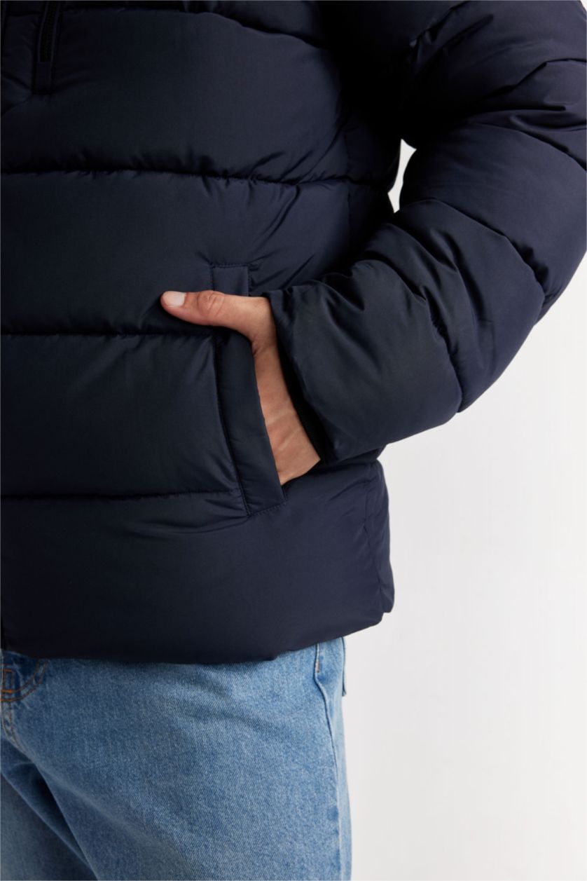 Ерлер әскери-теңіз тік жаға Пальто