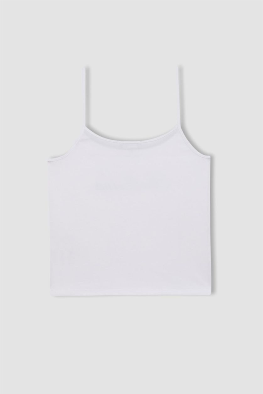 نساء أبيض فانيلة سليم فيت بياخة بالدانتيل