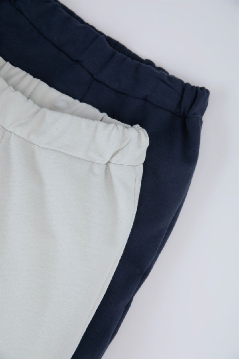 طفل صغير رمادي فاتح بنطلون بيبي اولادي خفيف قصة عادية رمادي فاتح  - قطعتين