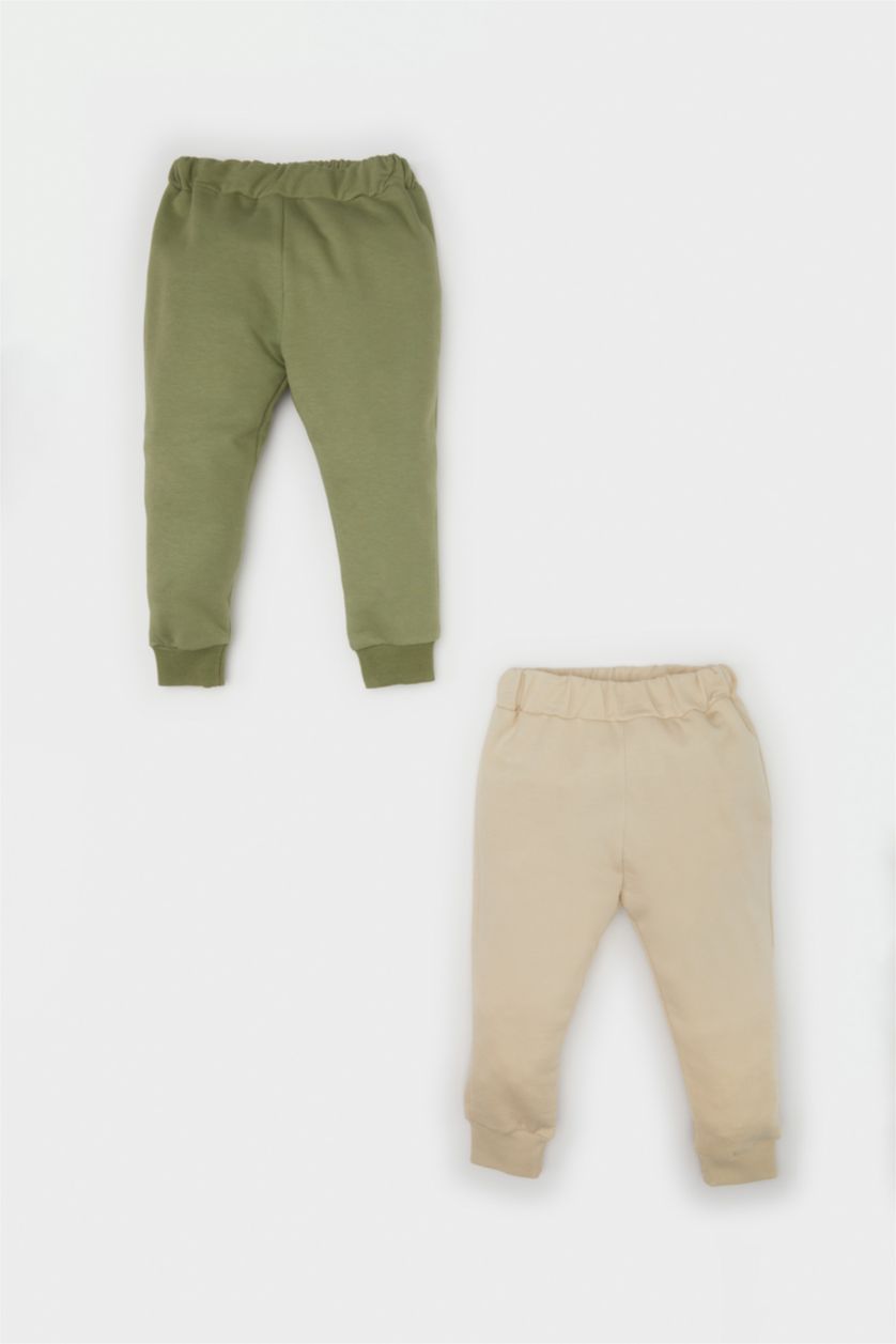 BABY BOY Khaki Baby Boy Regular Fit Thin Fabric 2 Piece Pants