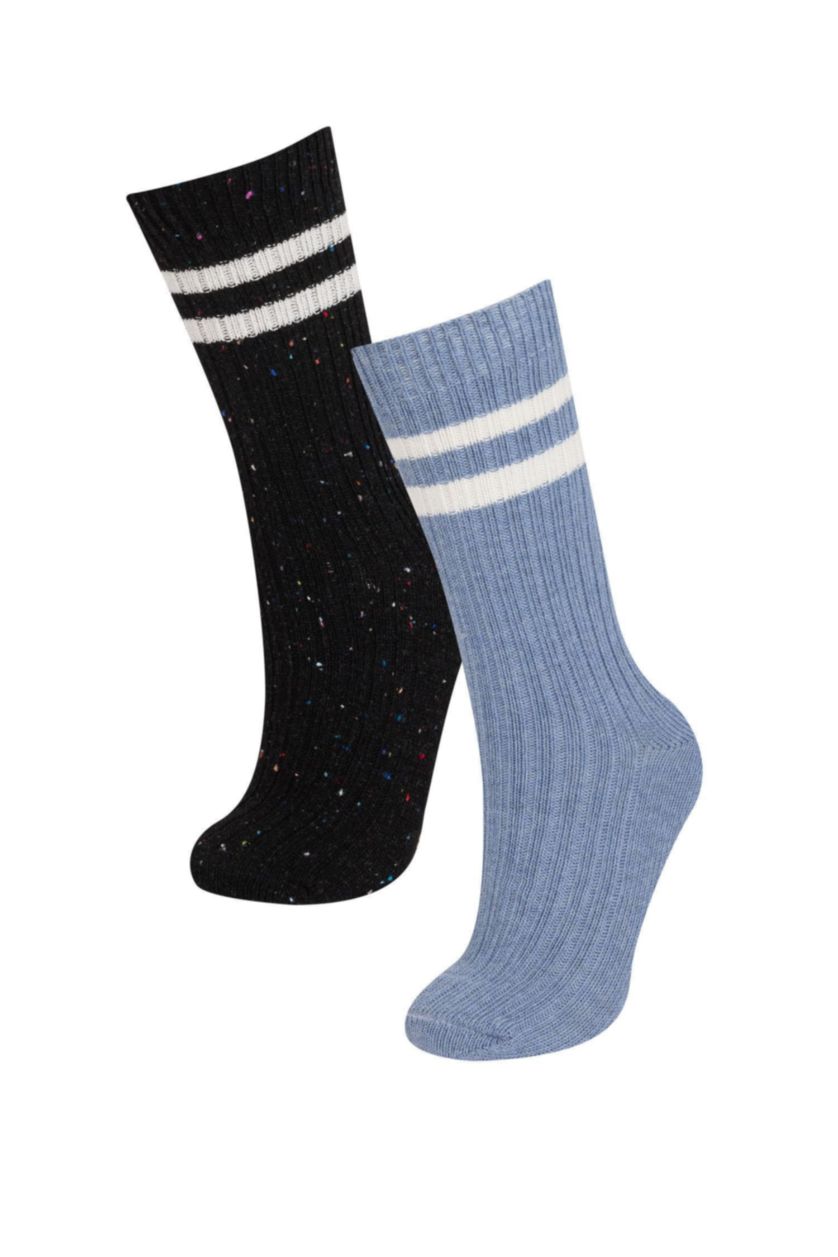 رجال Karma جوارب شتوي قطن ولادي - قطعتين