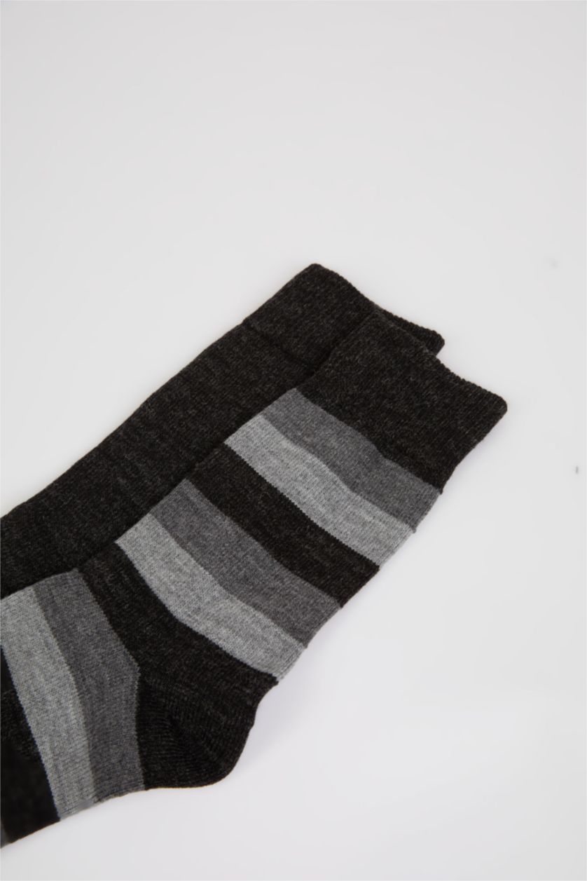 Man Karma Man Striped 2 piece Winter Socks