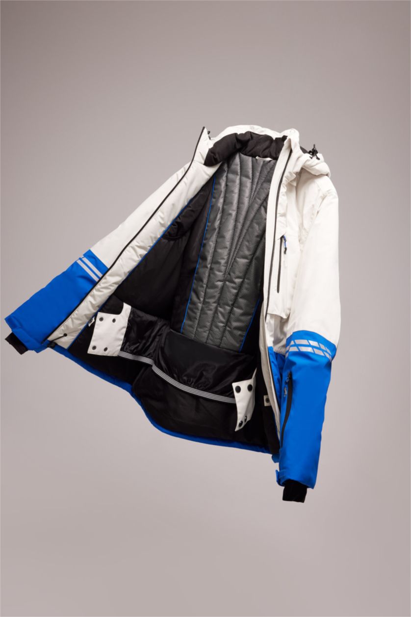 Man Sax DeFactoFit Hooded Zippered Waterproof Ski Jacket