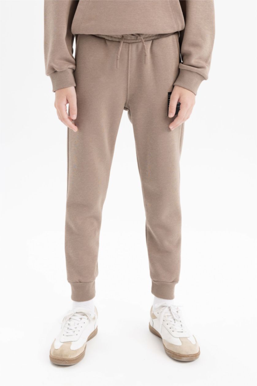BOYS & TEENS Vison Boy Woven Labeled Elastic Waist Leg Jogger Sweatpants