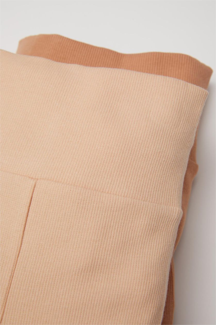 طفلة صغيرة بيج بنطلون بيبي اولادي مضلع قصة عادية - قطعتين