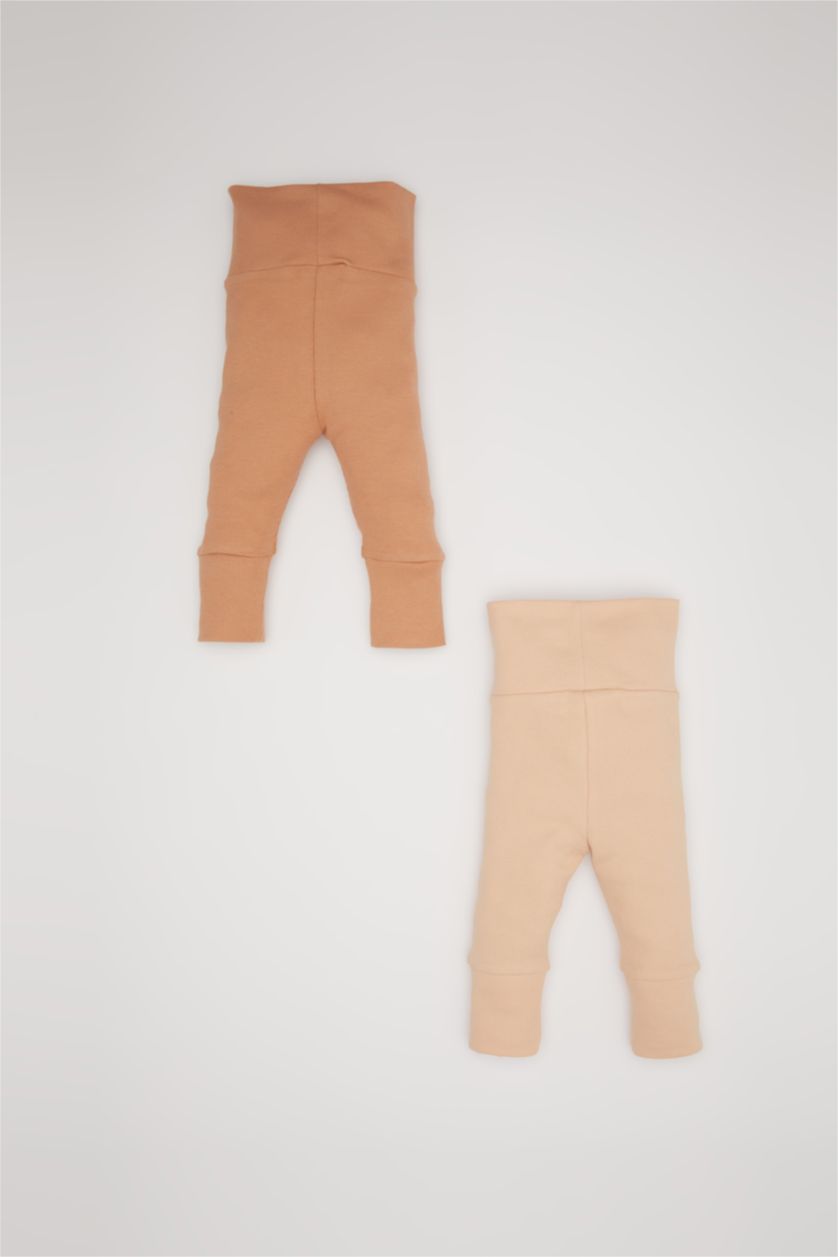 طفلة صغيرة بيج بنطلون بيبي اولادي مضلع قصة عادية - قطعتين