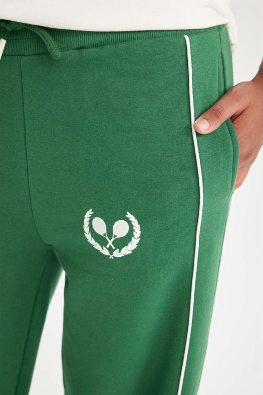 FEMME Vert Pantalon de sport large de DeFactoFit