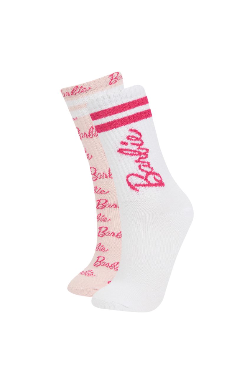 Girls & Teens Karma Girl Barbie 2 Piece Cotton Long Socks