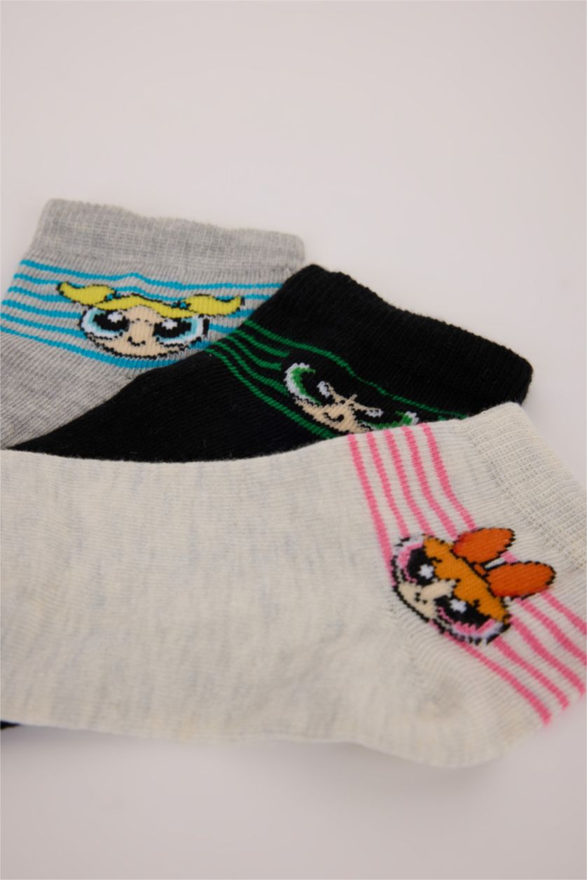FILLES Karma Lot de 3 paires de chaussettes courtes en coton pour fille