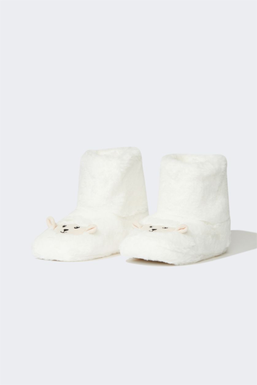 Әйелдерге ақ Әйелдерге үйге арналған аяқ киім