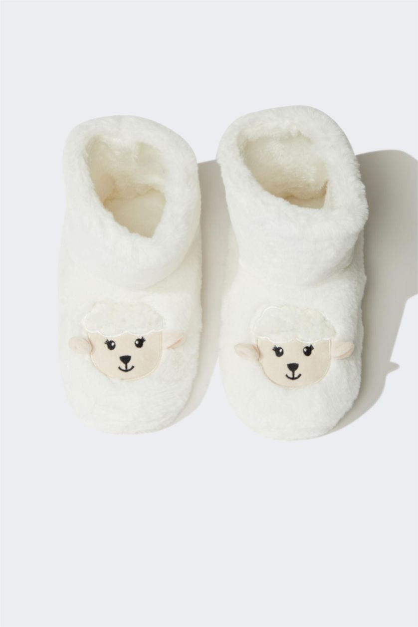 Әйелдерге ақ Әйелдерге үйге арналған аяқ киім