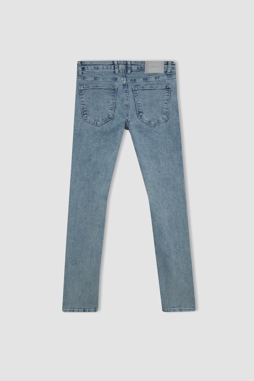 MAN Ice Blue Carlo Skinny Fit Trousers