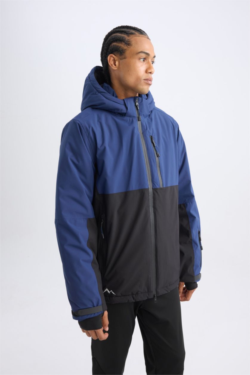 Men Indigo Water Repellent Zipper