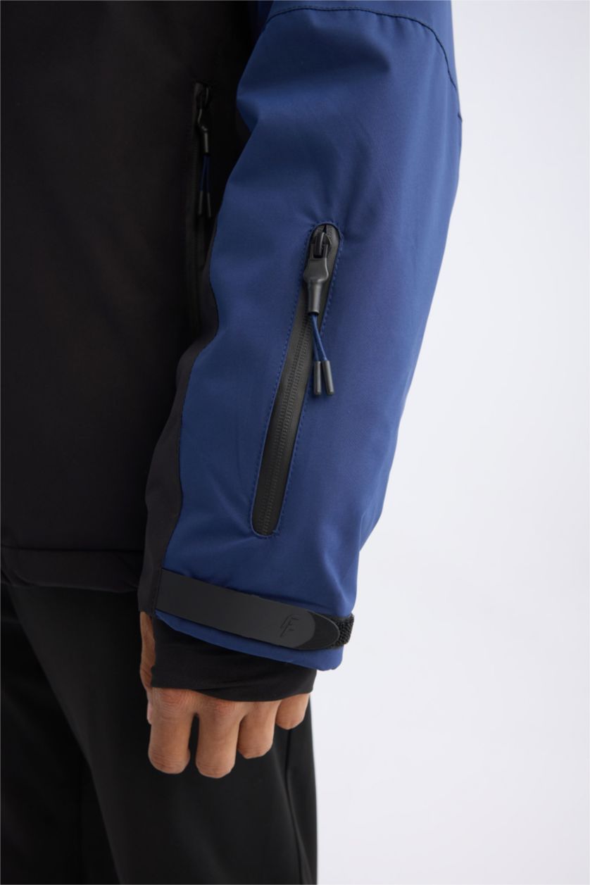 Men Indigo Water Repellent Zipper