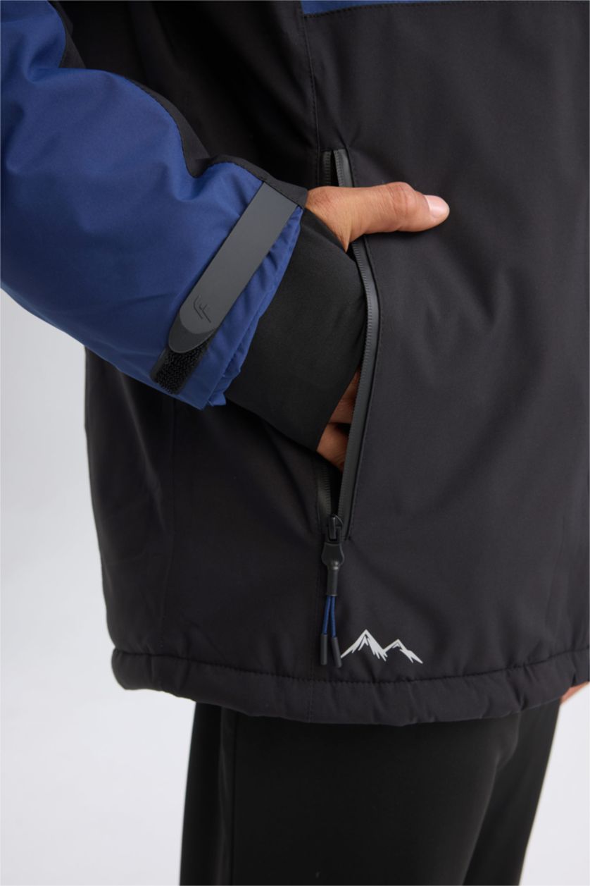 Men Indigo Water Repellent Zipper