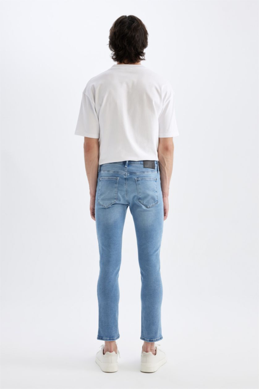 MAN Light Blue Pedro Slim Fit Normal Waist Narrow Leg Jeans