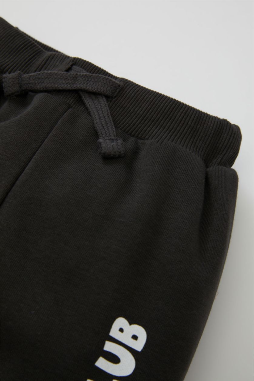 BABY BOY Anthracite Baby Boy Disney Mickey & Minnie Sweatpants