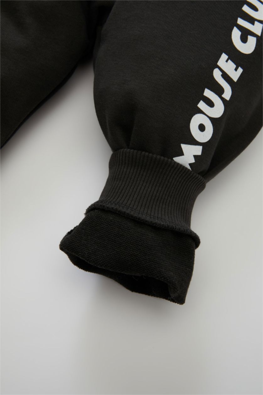 BABY BOY Anthracite Baby Boy Disney Mickey & Minnie Sweatpants