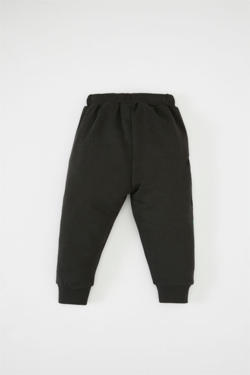 BABY BOY Anthracite Baby Boy Disney Mickey & Minnie Sweatpants